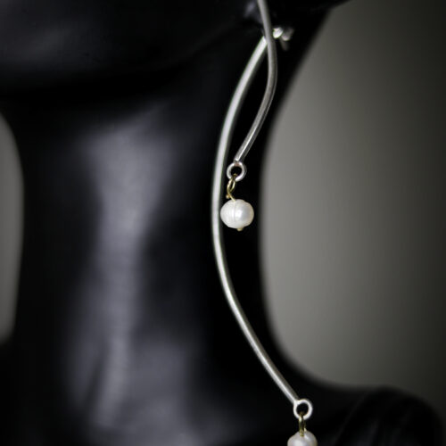 Colgante Zaida de plata con perla natural – Joyería Siia